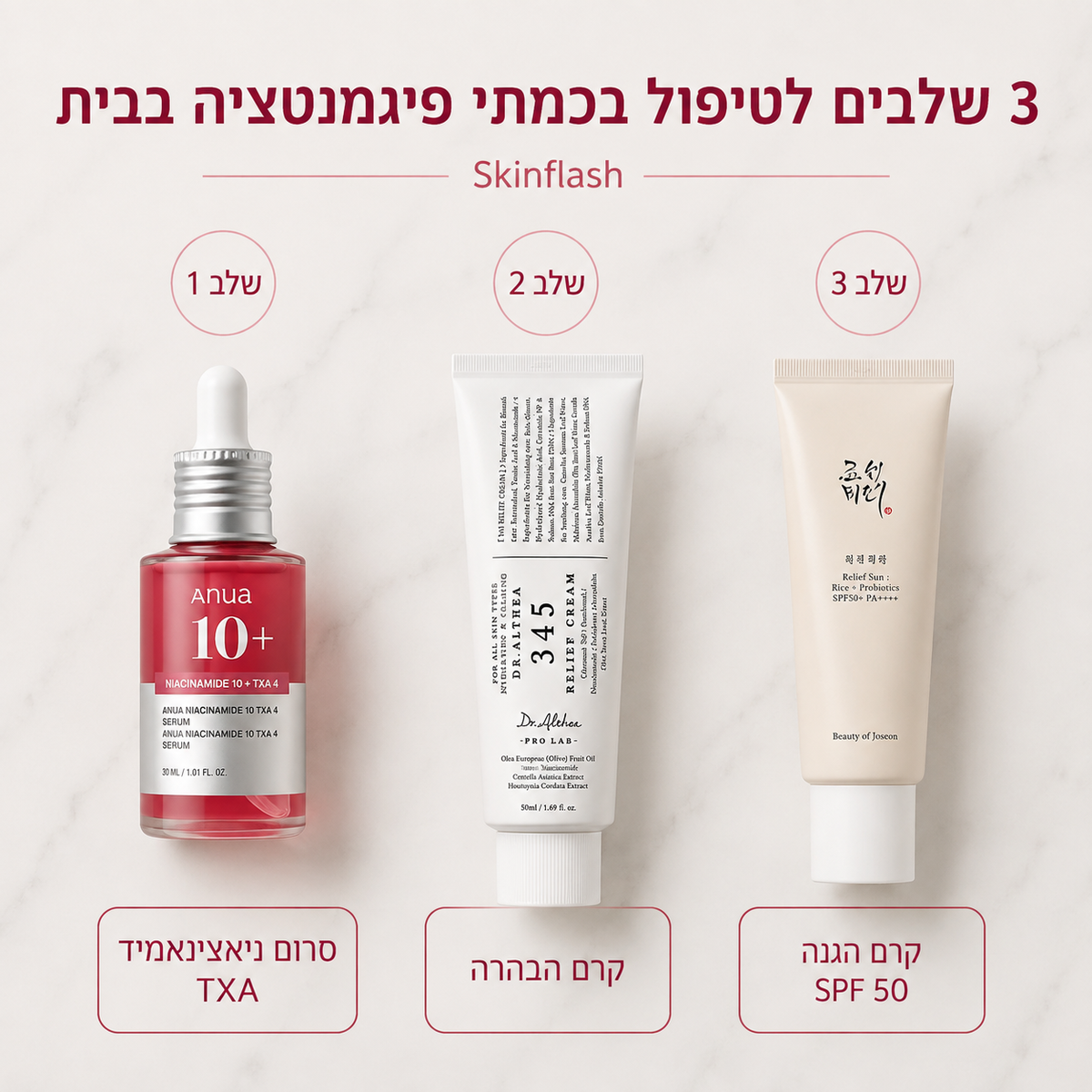 ערכת הבהרת הפיגמנטציה הקוריאנית | SkinFlash™