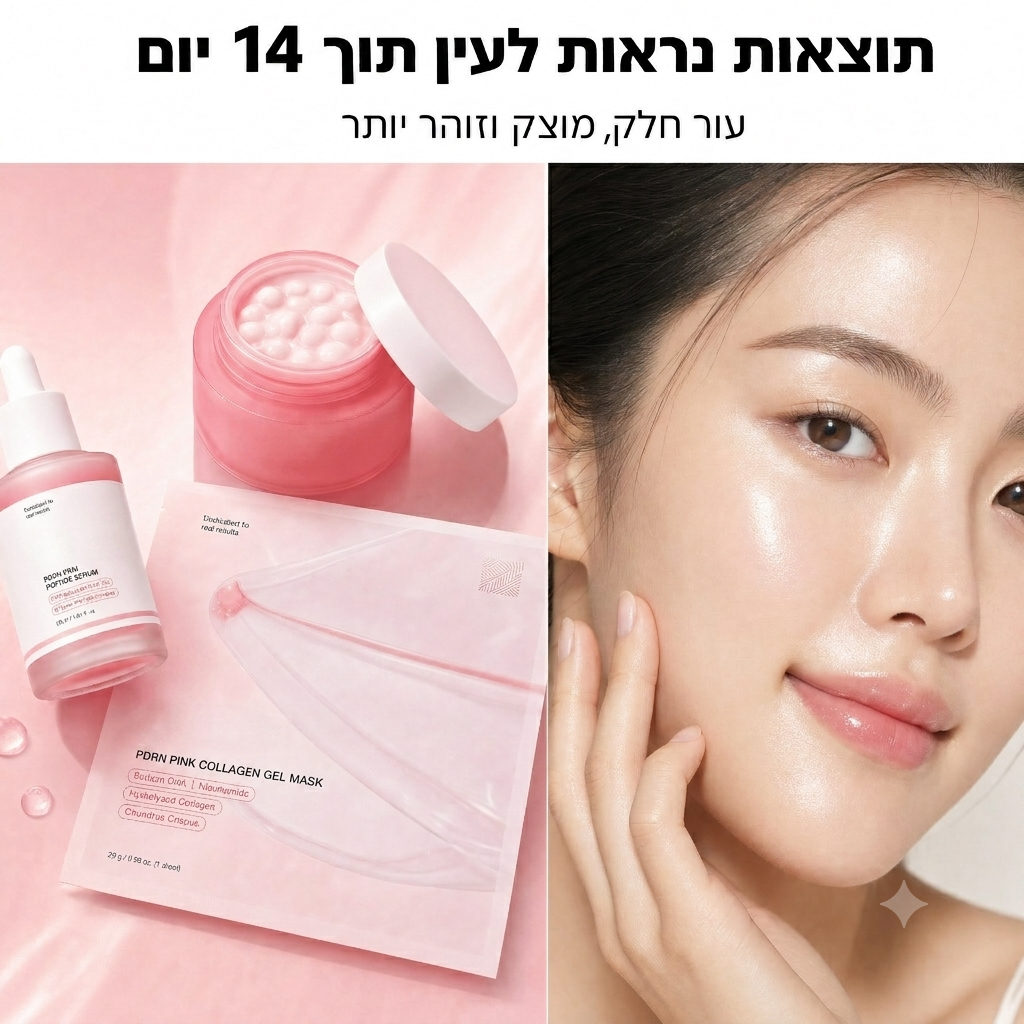 SkinFlash | ערכת PDRN וקולגן ורוד של Medicube